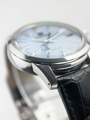 Grand Seiko Skyflake Stainless Steel Icy Blue Dial 40.2mm Automatic Mens SBGA407