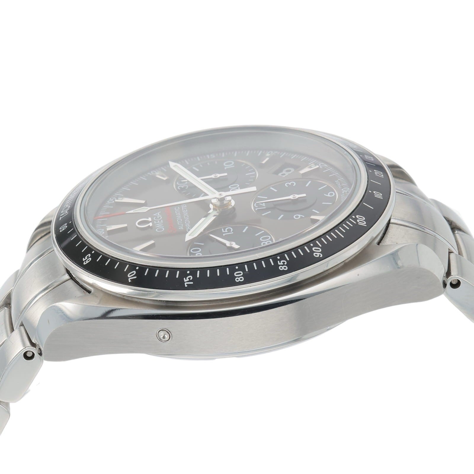 Omega Speedmaster Date Steel Gray Dial 40mm Automatic Mens 323.30.40.40.06.001