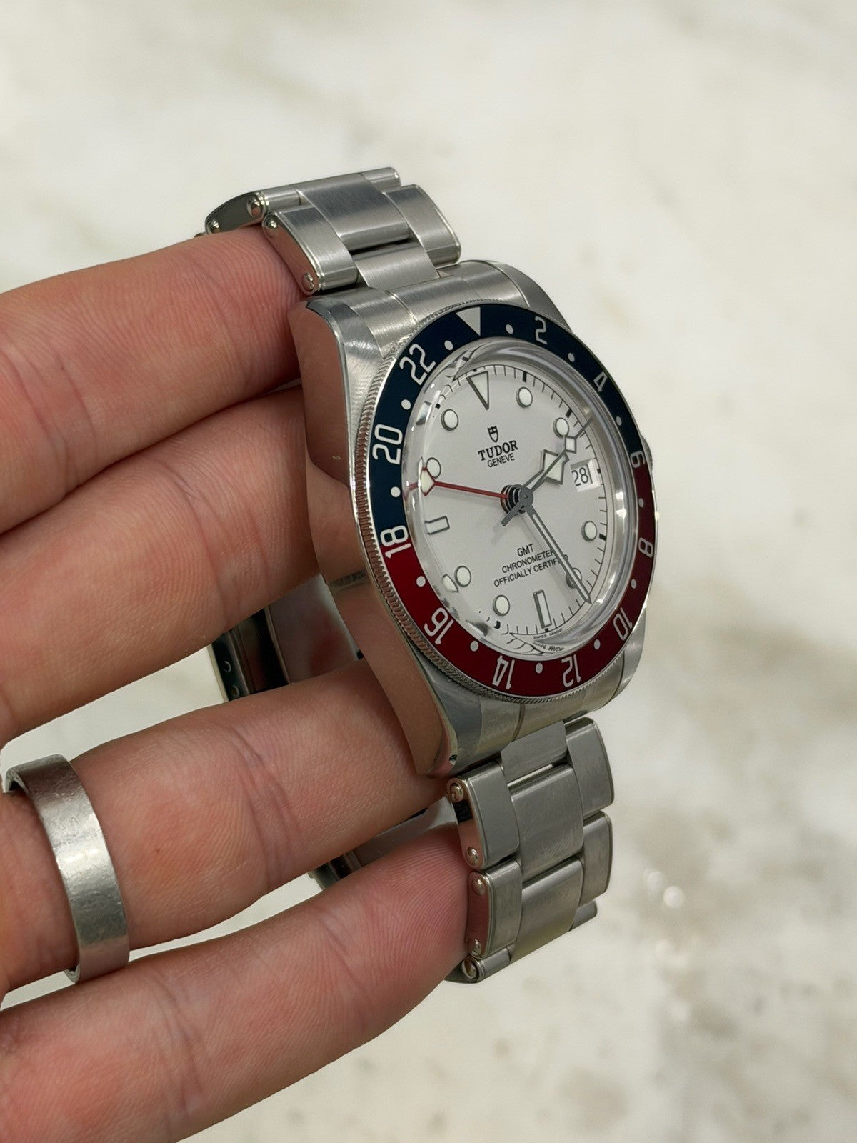 2026 Tudor Black Bay GMT 41mm Auto Opaline Dial Pepsi Watch  - Box & Papers