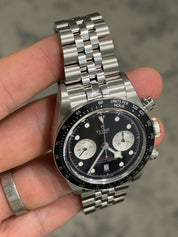 2025 Tudor Black Bay Chronograph 79360N 41mm Black Dial Stainless - Box Papers