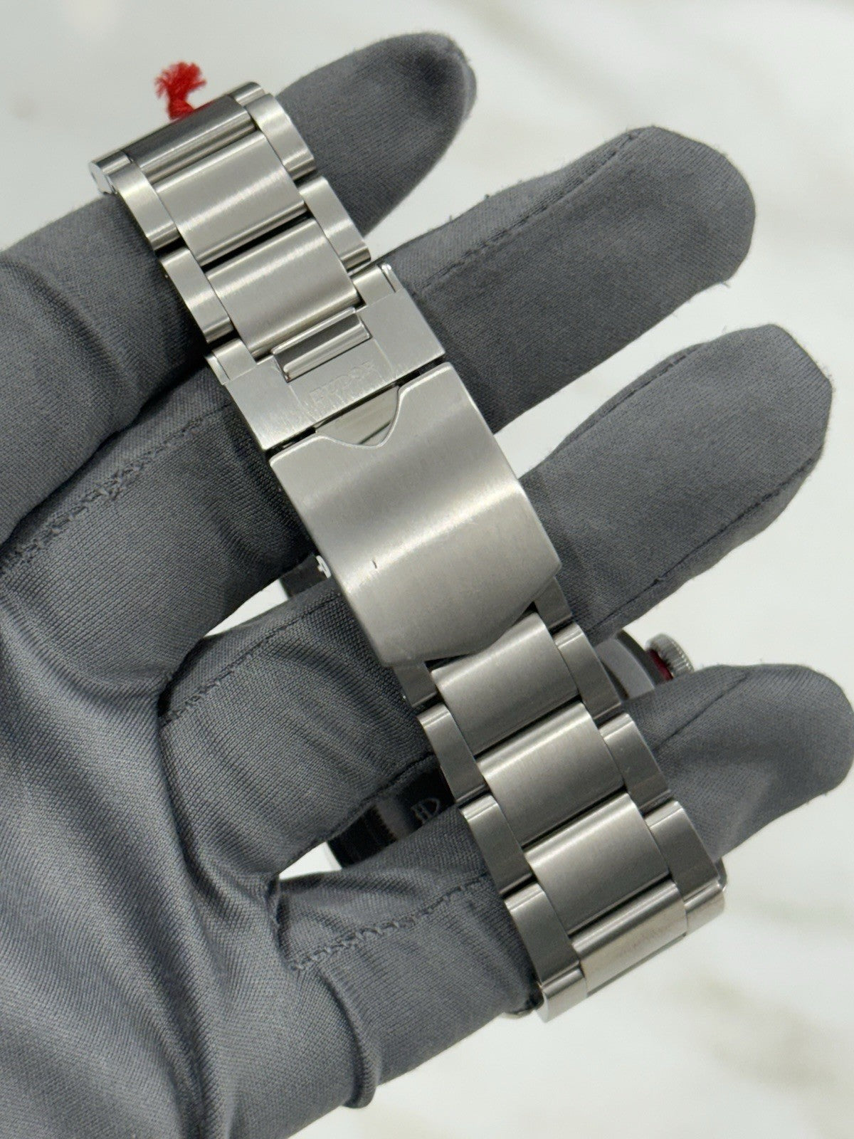 Tudor Black Bay Smiley Stainless Steel Red 41mm Automatic Men's Watch 79220R