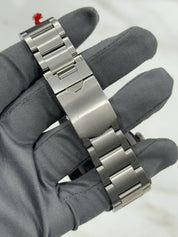 Tudor Black Bay Smiley Stainless Steel Red 41mm Automatic Men's Watch 79220R