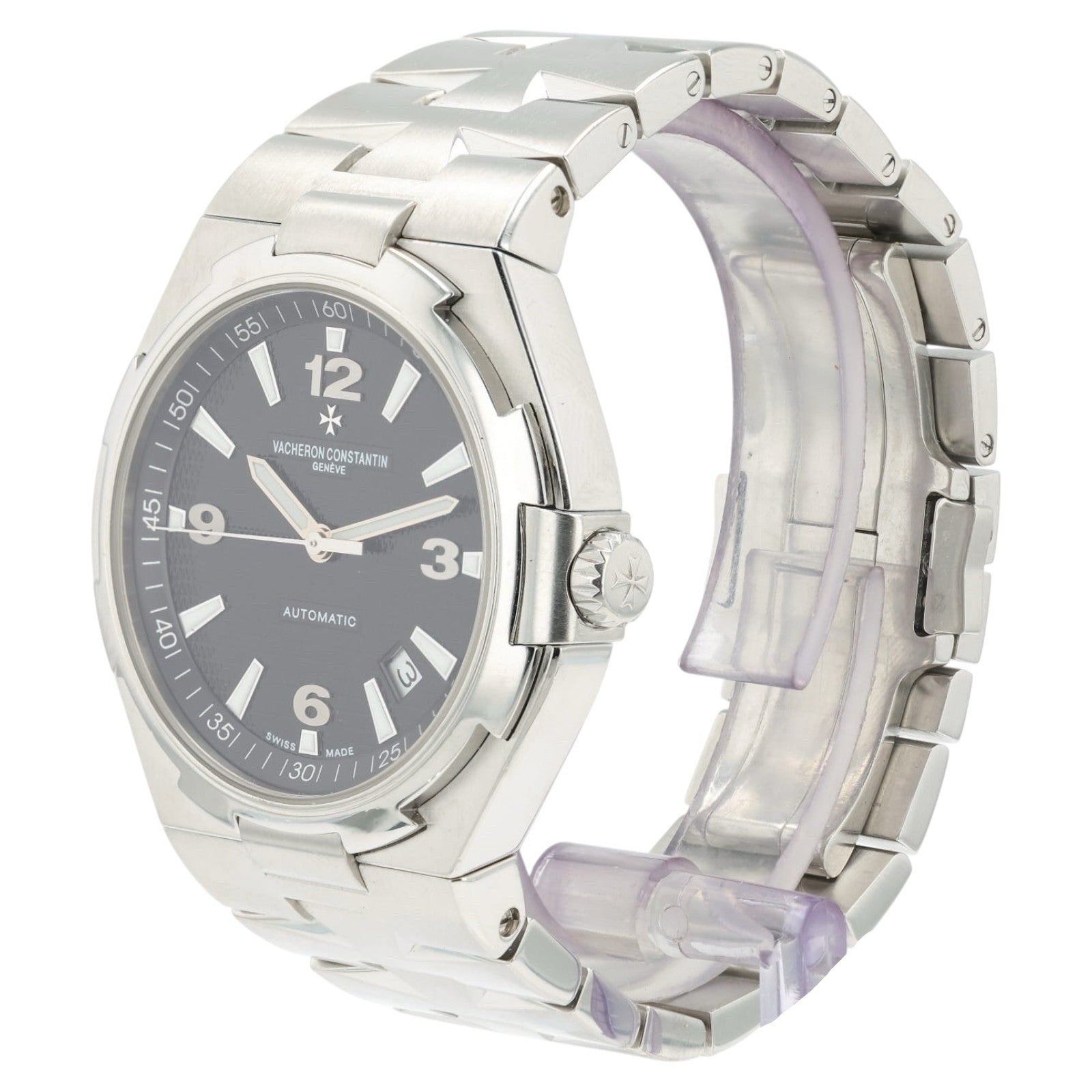 Vacheron Constantin Overseas Black Dial Stainless Steel 42mm Automatic 47040