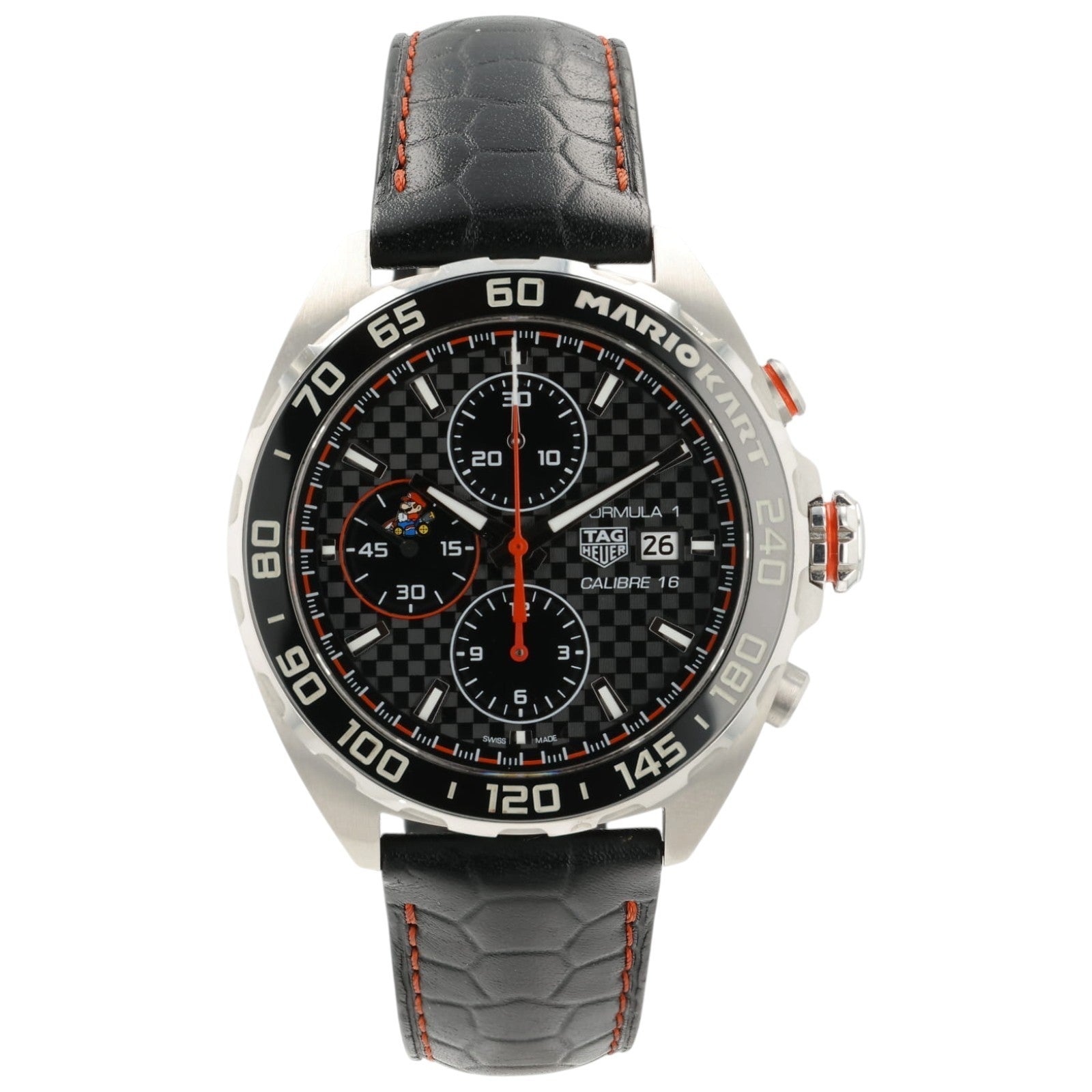 Tag Heuer Formula 1 x Mario Kart 44mm Black Dial Automatic Chronograph CAZ201E