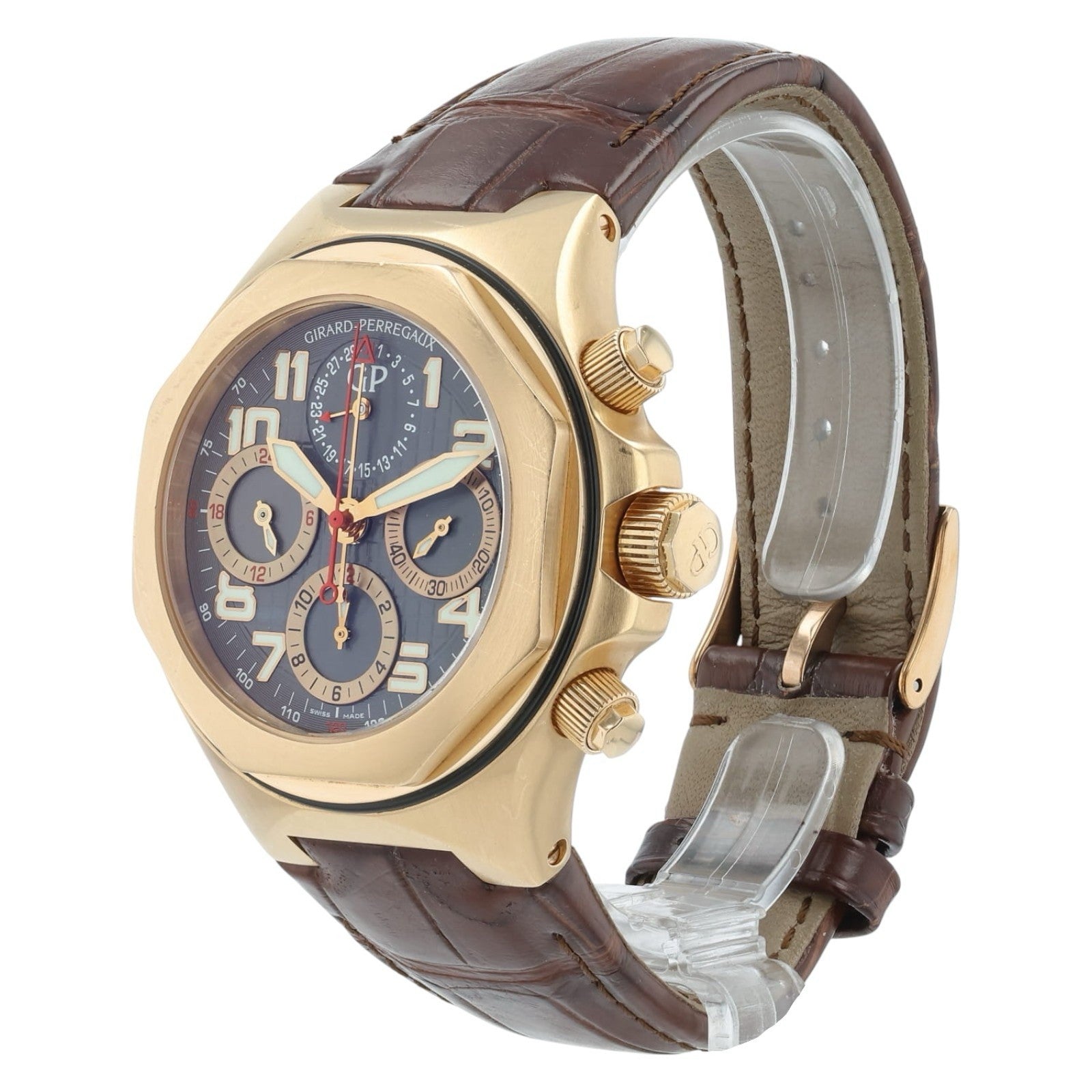 Girard-Perregaux Laureato Evo3 Grey Dial 18k Rose Gold 44mm Automatic Mens 80180