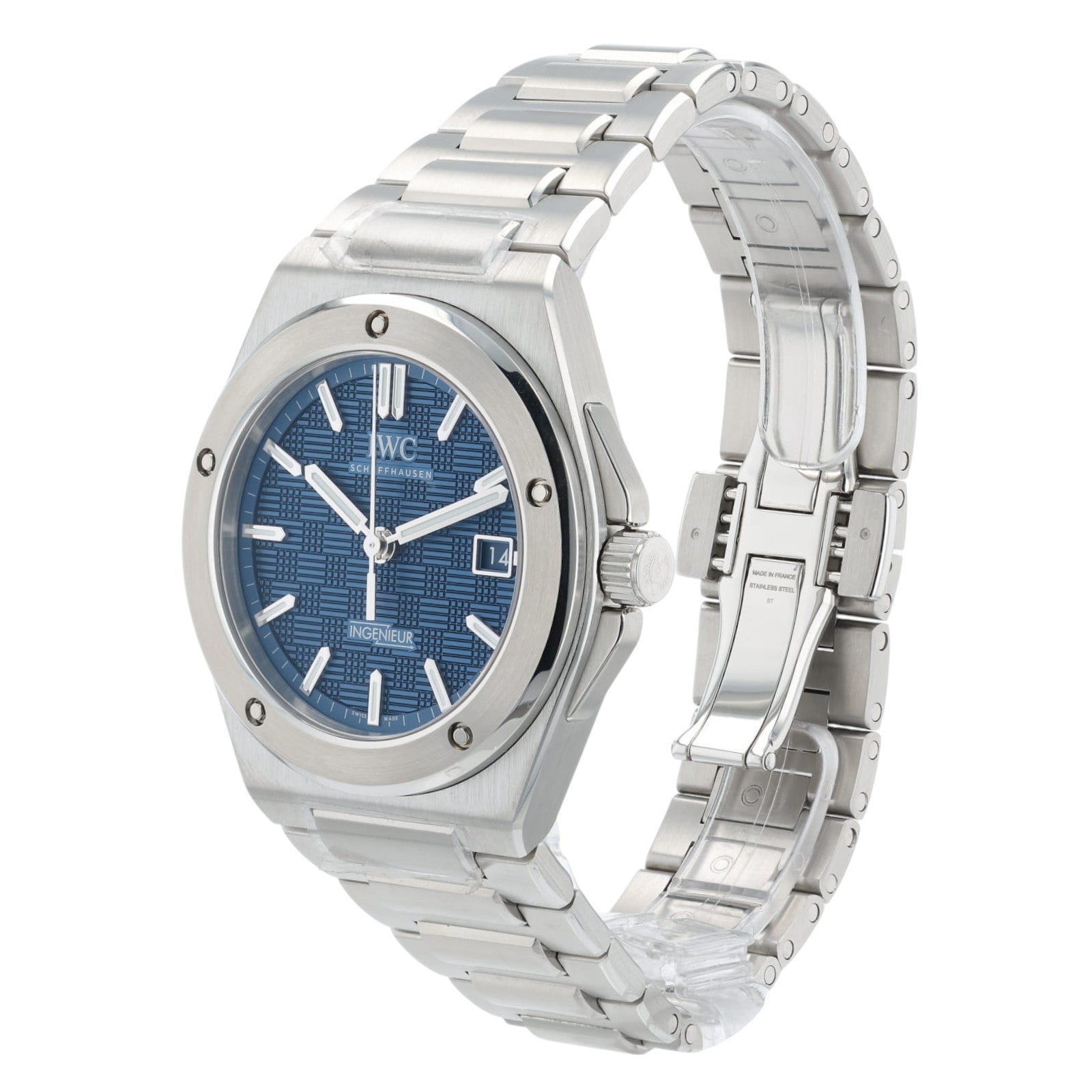 NEW 2026 IWC Ingenieur 40 Automatic Blue Dial Watch IW328907 - COMPLETE SET