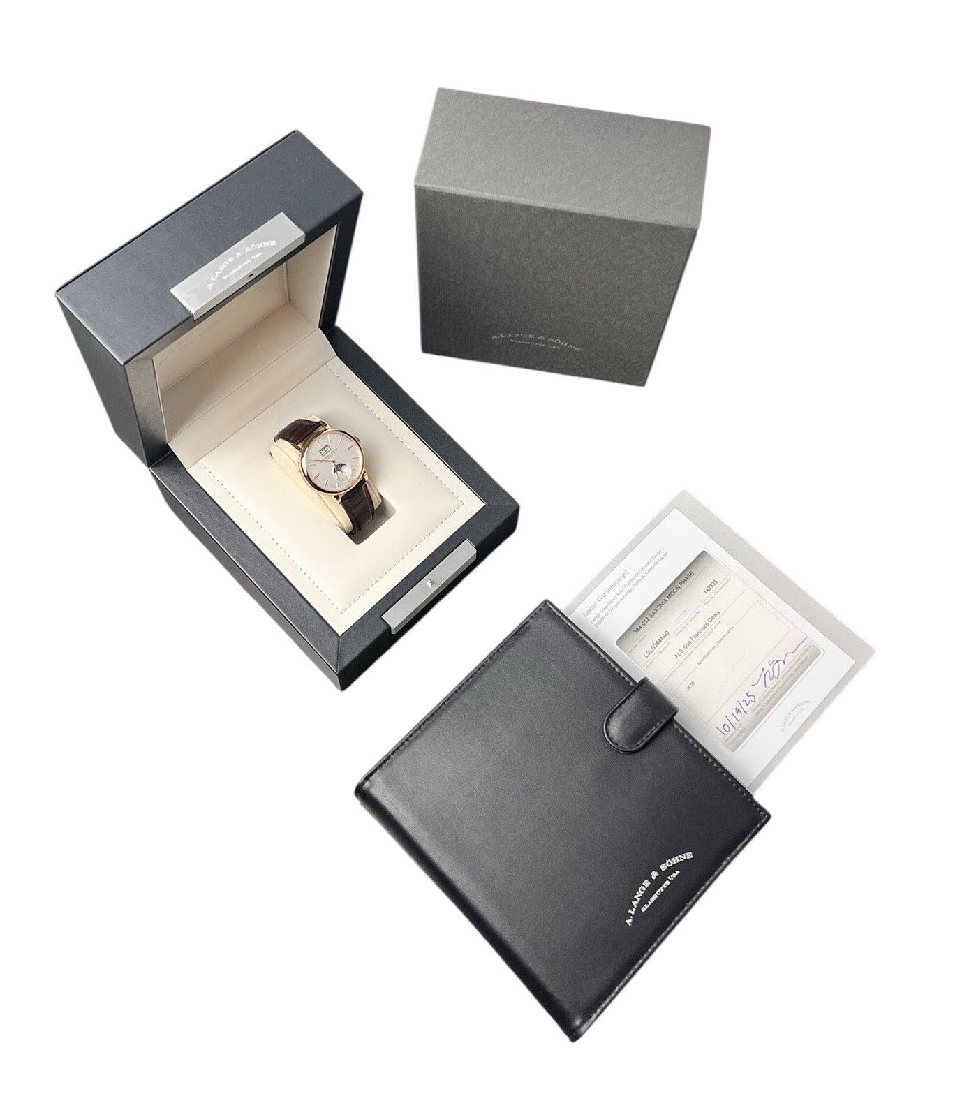 2025 A. Lange & Sohne Saxonia Silver Dial 18k Rose Gold 40mm Auto Watch 384.032