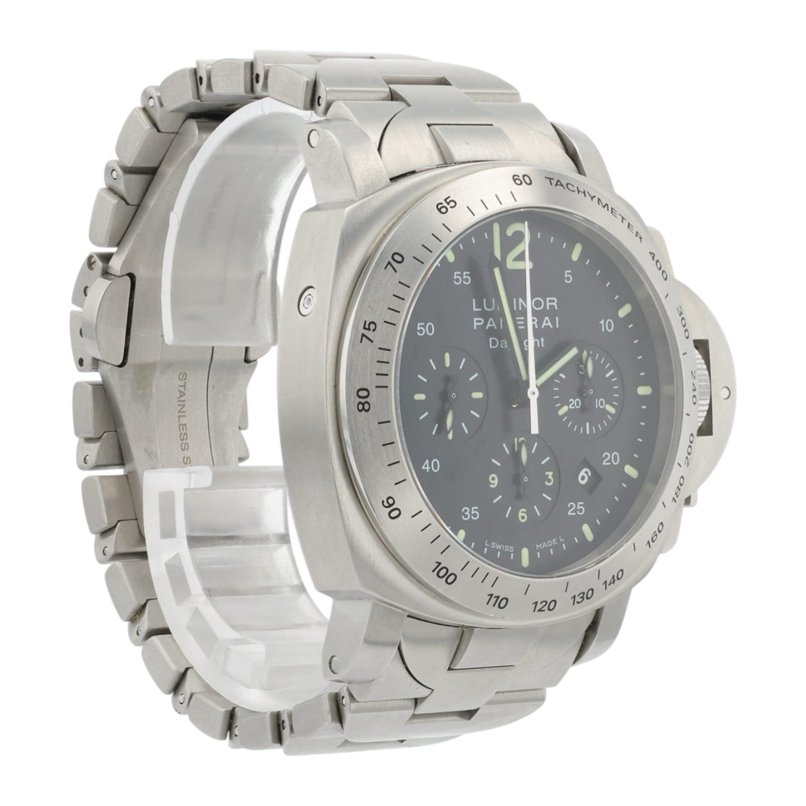 Panerai Luminor Stainless Steel Black Dial 44mm Automatic Men’s Watch PAM00236