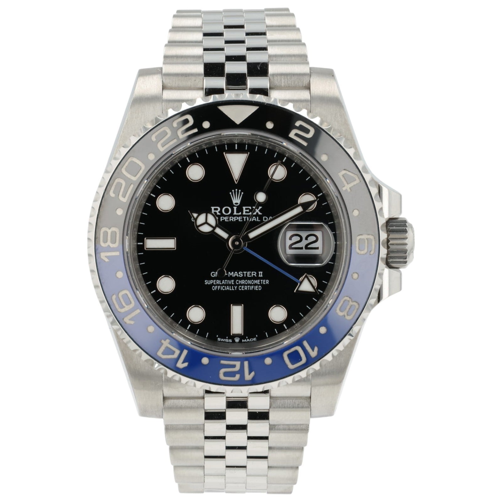 2025 Rolex GMT Master II Batgirl Black Dial Steel 41mm Automatic Mens 126710BLNR