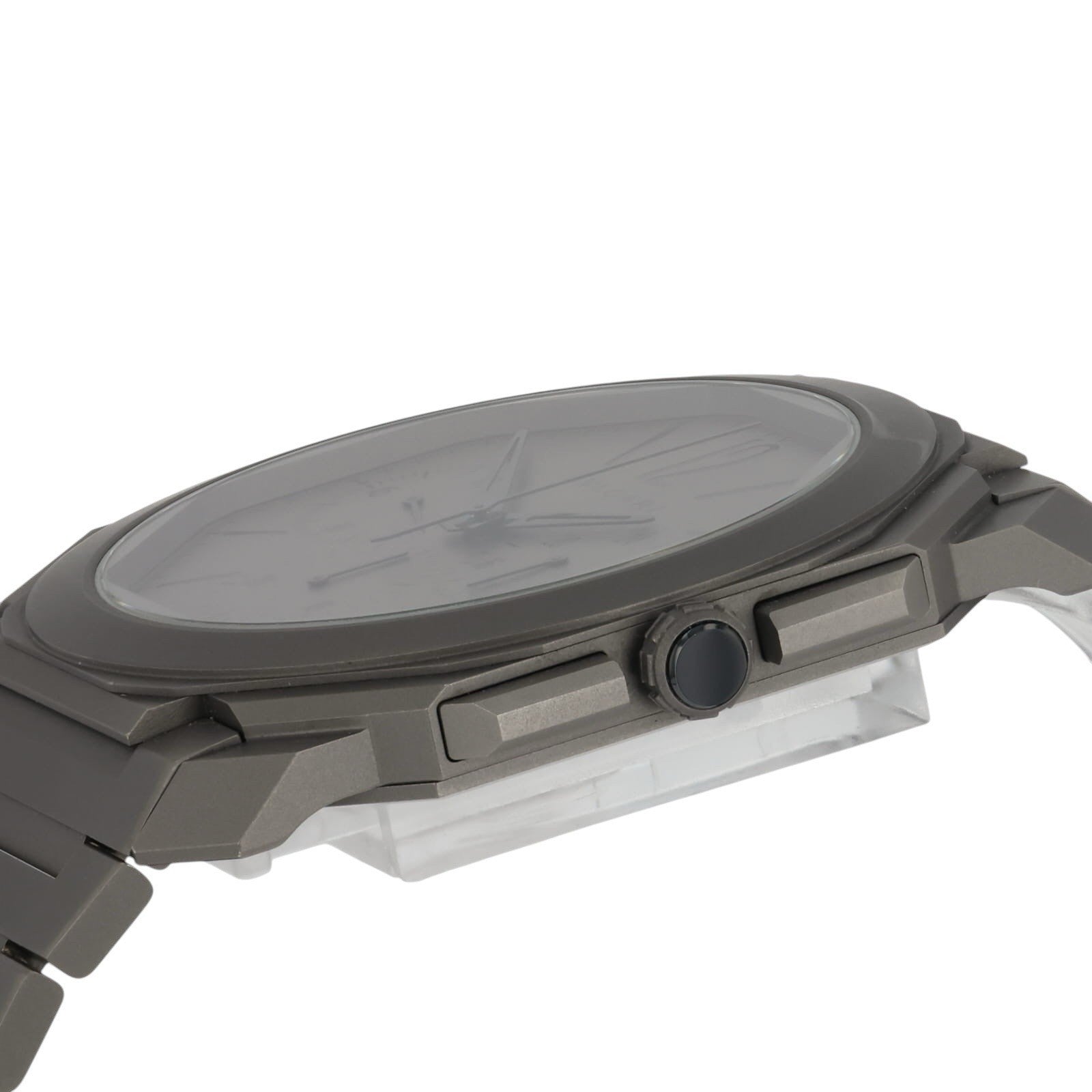 Bulgari Octo Finissimo Titanium Grey Dial 42mm Automatic Mens BGO 42 TXT CHGMT