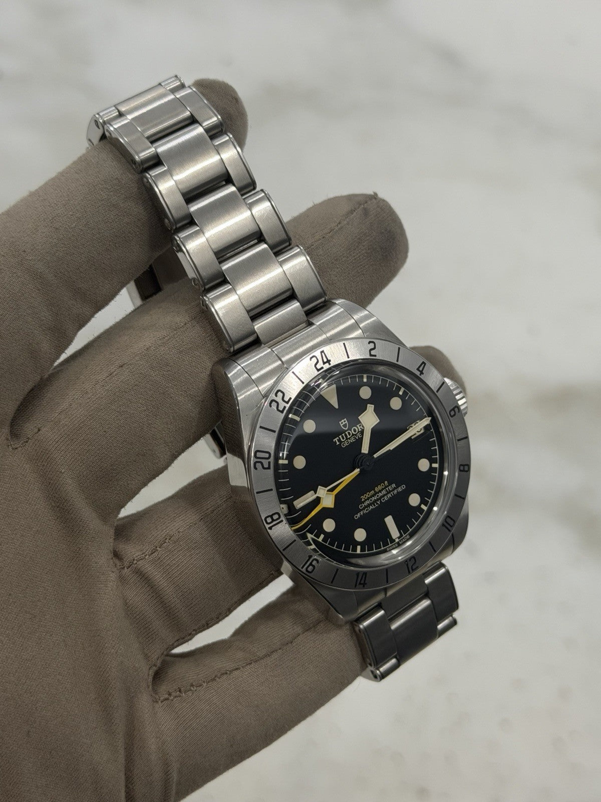 2023 Tudor Black Bay Pro Stainless Steel GMT Mens Black Dial Watch 79470