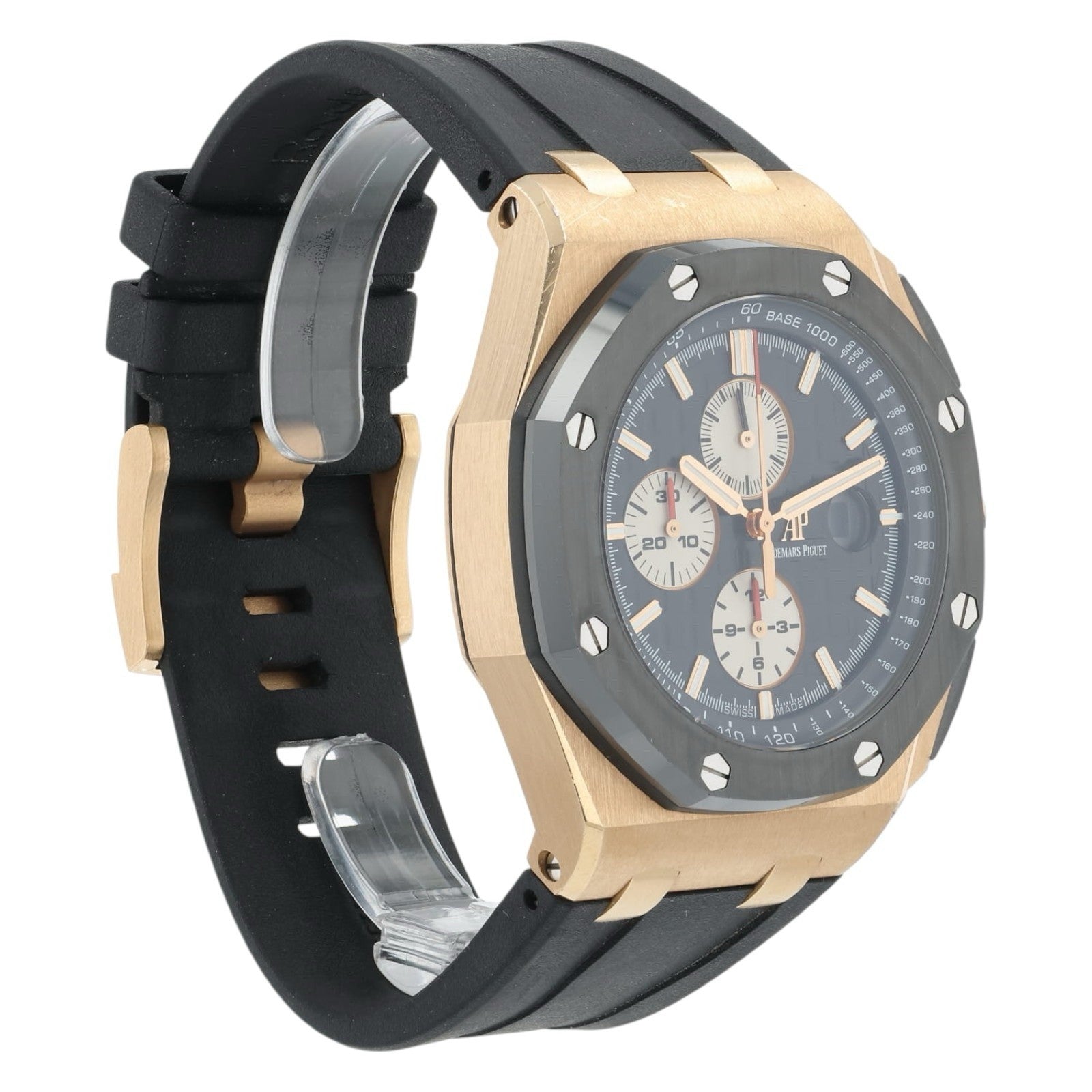 Audemars Piguet Royal Oak 18k Rose Gold Black Dial 44mm Automatic Men’s 26401RO