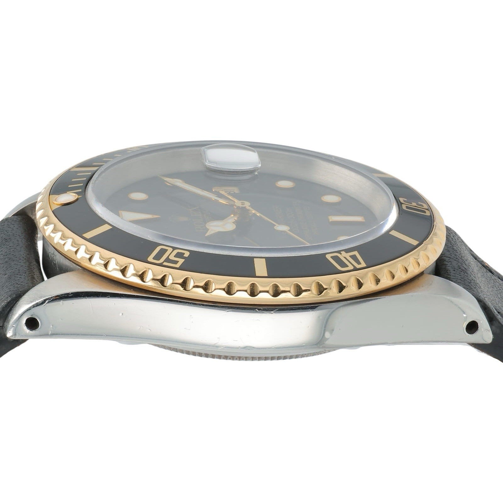 Rolex Submariner Gold & Steel Black Dial 40mm Automatic Men’s Watch 16613LN