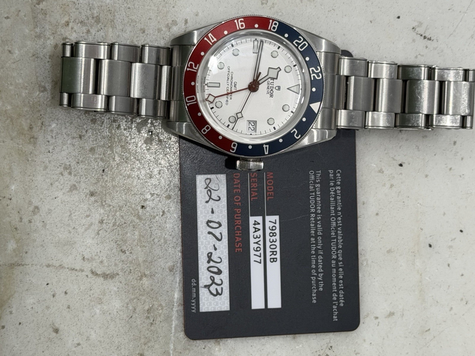 2023 Tudor Black Bay Pepsi GMT 79830RB Opaline Dial Men's Watch - Box/Papers