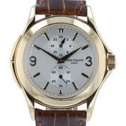 Patek Calatrava Silver Dial 18k Yellow Gold 37mm Manual Wind Men’s Watch 5134J