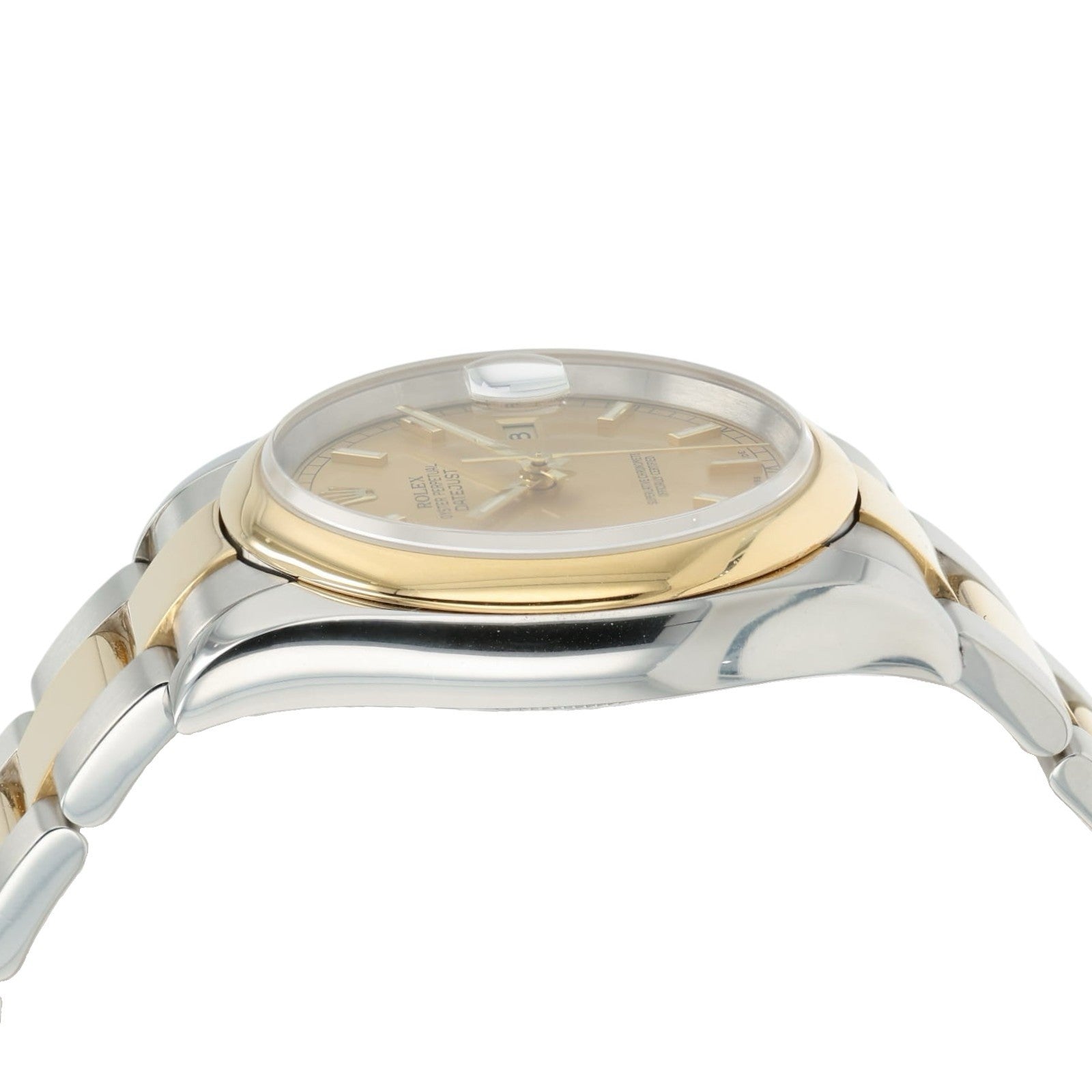 Rolex Datejust Champagne Dial 18k Yellow Gold 36mm Automatic Men’s Watch 116233