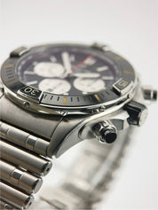 Breitling Chronomat Stainless Steel Black Dial 44mm Automatic Men’s Watch AB0136