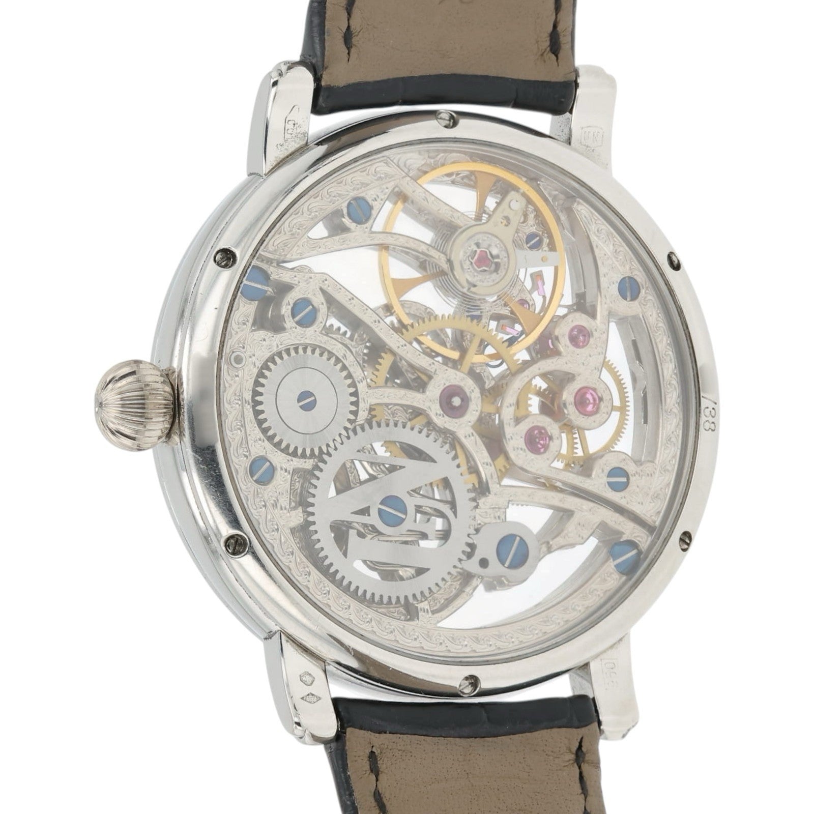 Ulysse Nardin Maxi Skeleton Dial Platinum 44.5mm Manual Wind Men’s Watch 309-30