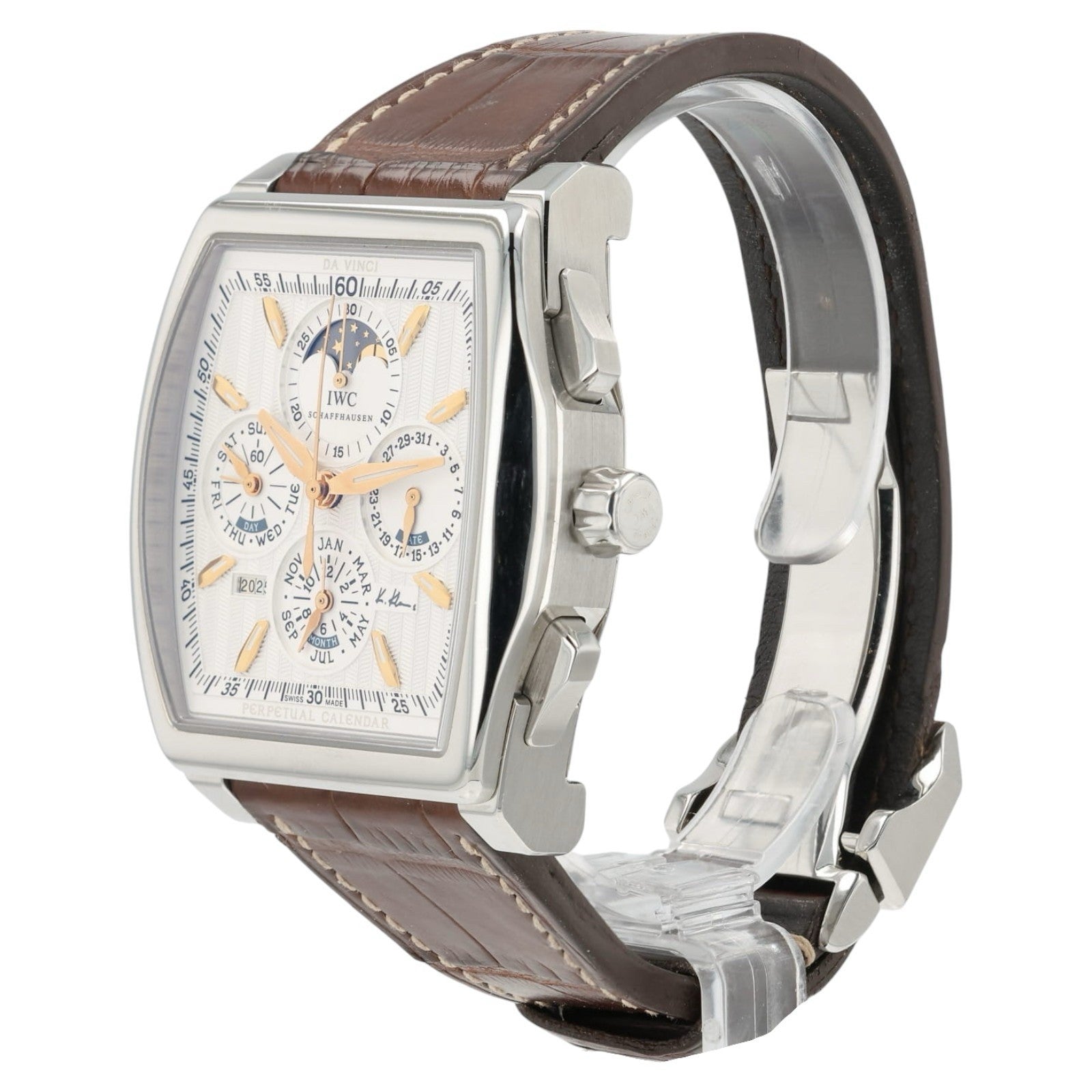 IWC Da Vinci Perpetual Silver Dial Steel 43mm Automatic Men’s Watch IW376204