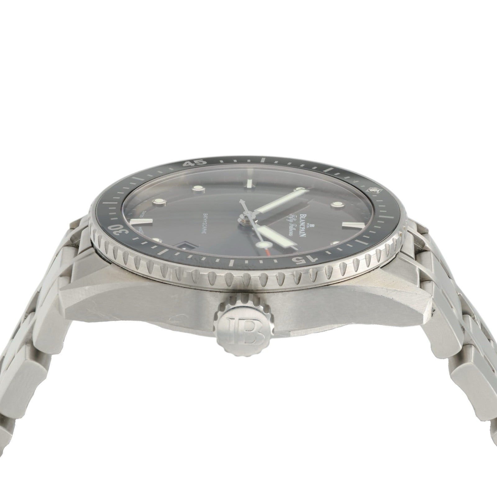 Blancpain Fifty Fathoms Gray Dial Steel 43mm Automatic Men’s Watch 5000-1110-70B
