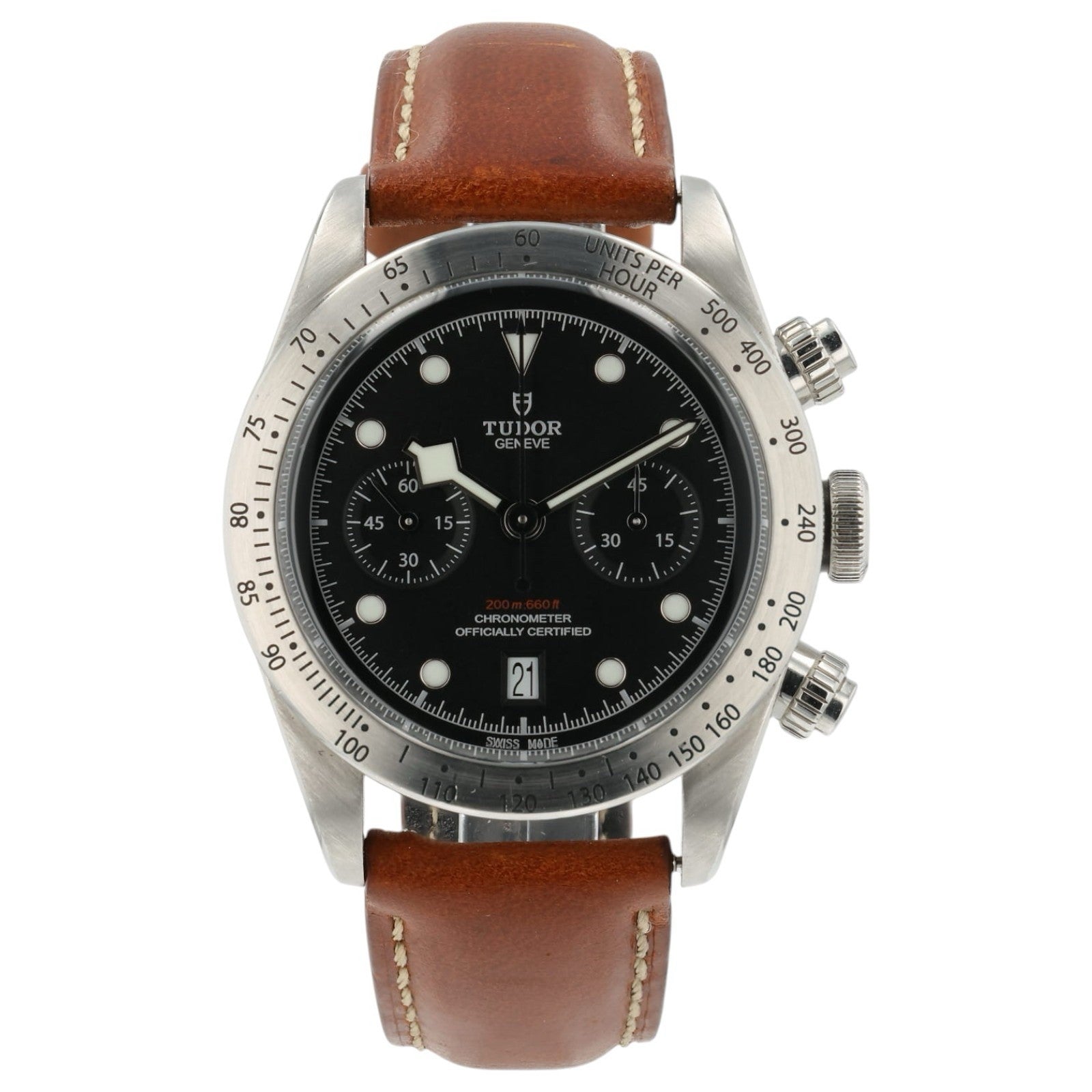 Tudor Black Bay Chrono Black Dial Stainless Steel 41mm Automatic Men’s 79350