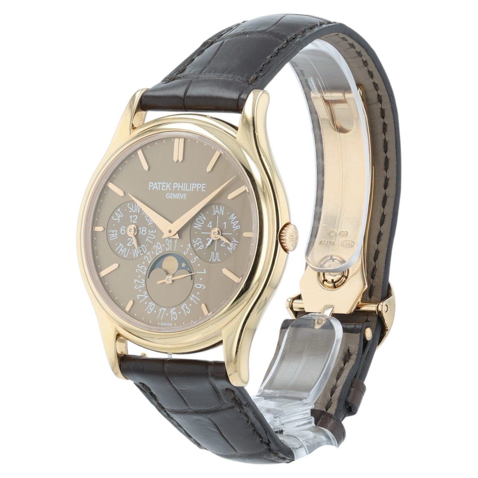 Patek Philippe Grand Complications Brown Dial 18k Rose Gold 37mm Automatic 5140R