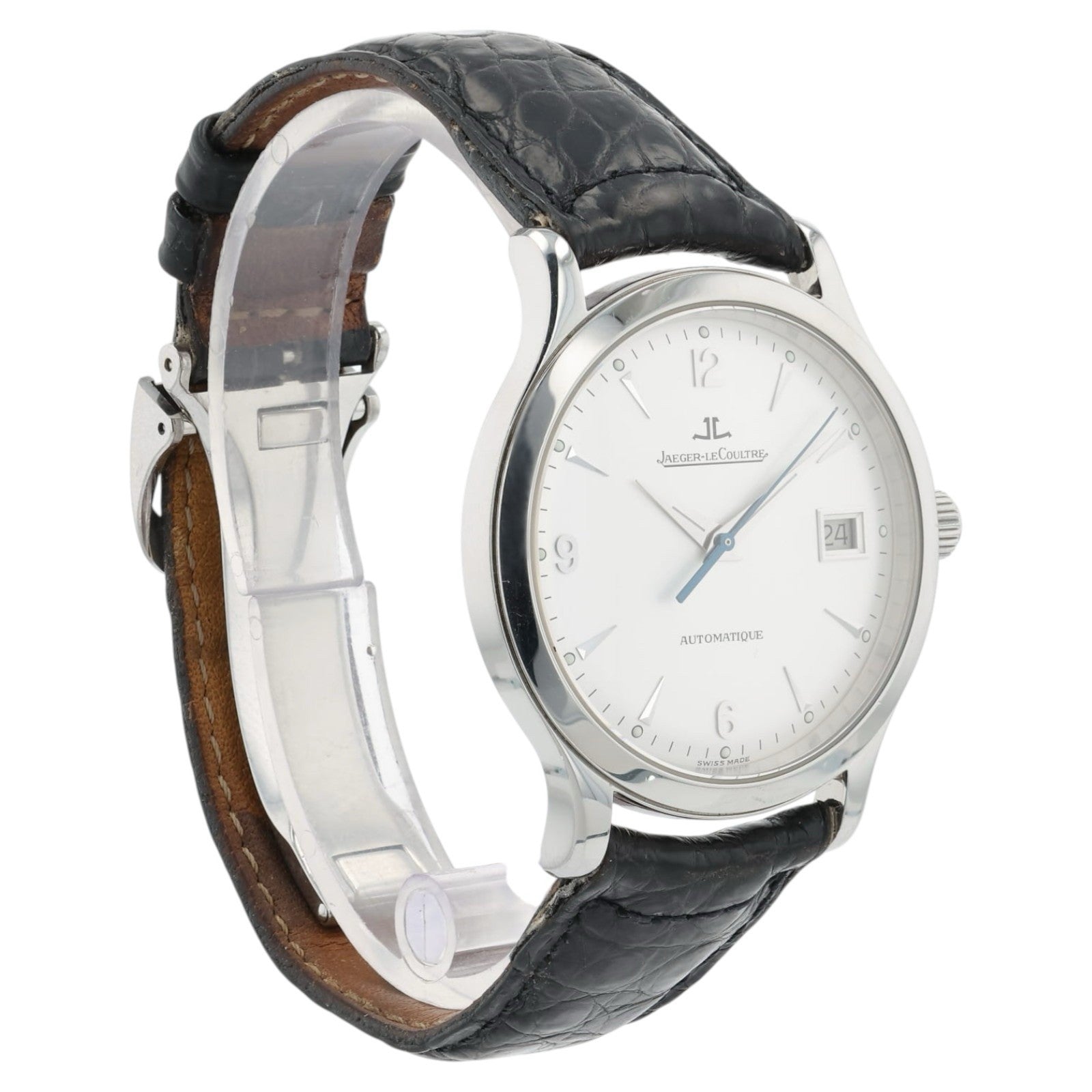 Jaeger-LeCoultre Silver Dial Stainless Steel 37mm Automatic Mens Watch 140.8.89