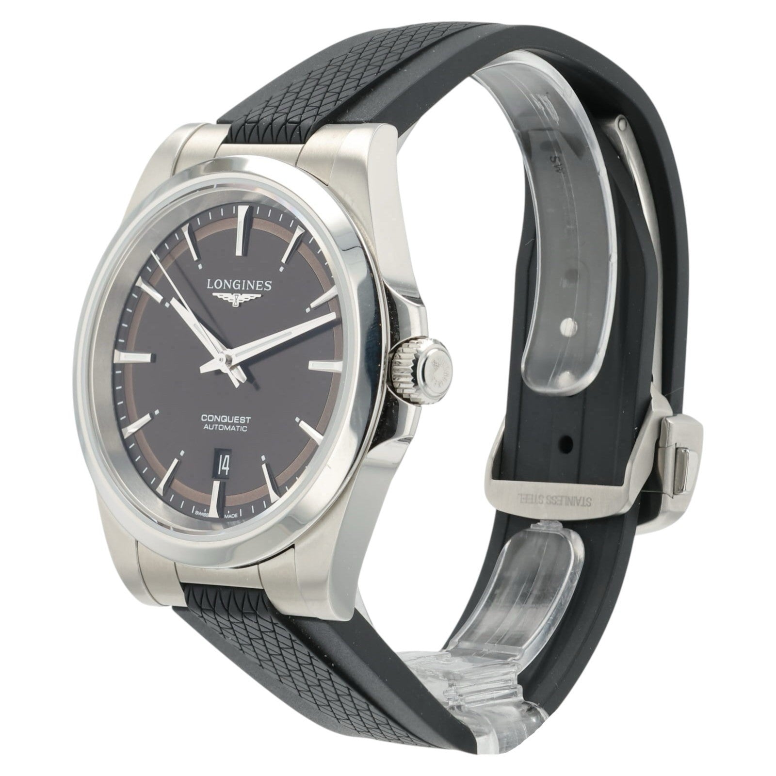 Longines Conquest Black Dial Stainless Steel 41mm Automatic Men’s Watch L3.830.4
