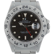 Rolex Explorer II Sand Blasted Steel Black Dial 40mm Automatic Mens Watch 16550