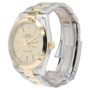 Rolex Datejust Champagne Motif Dial 18k Yellow Gold & Steel 41mm Mens 126303