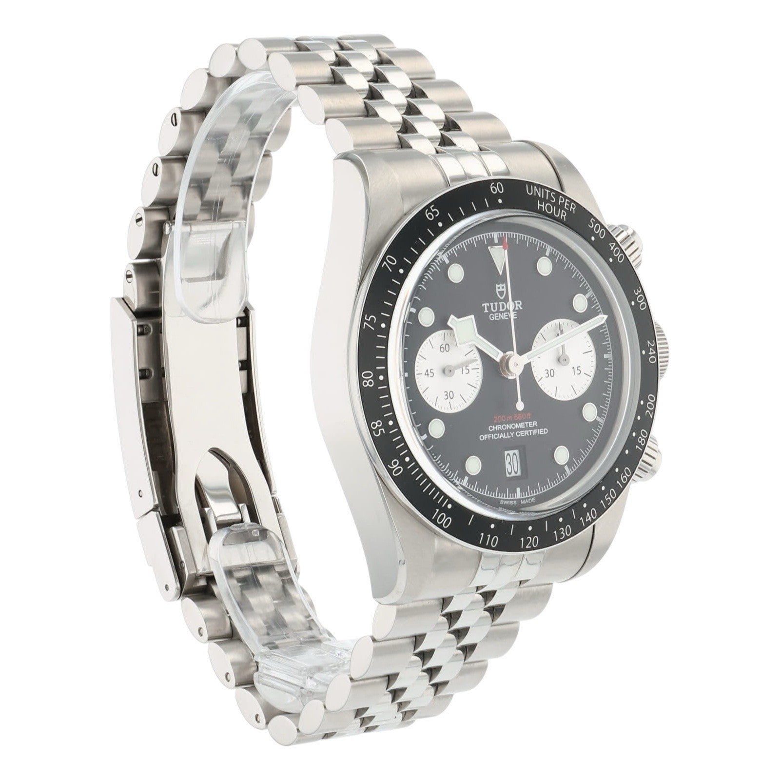 Tudor Black Bay Chrono Stainless Steel Black Dial 41mm Automatic Mens 79360