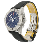 Breitling Avenger Chronograph Black Dial Steel 42mm Automatic Mens Watch AB0146