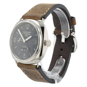 Panerai Radiomir 10 Days GMT Black Dial 45mm 18k White Gold Automatic PAM00235