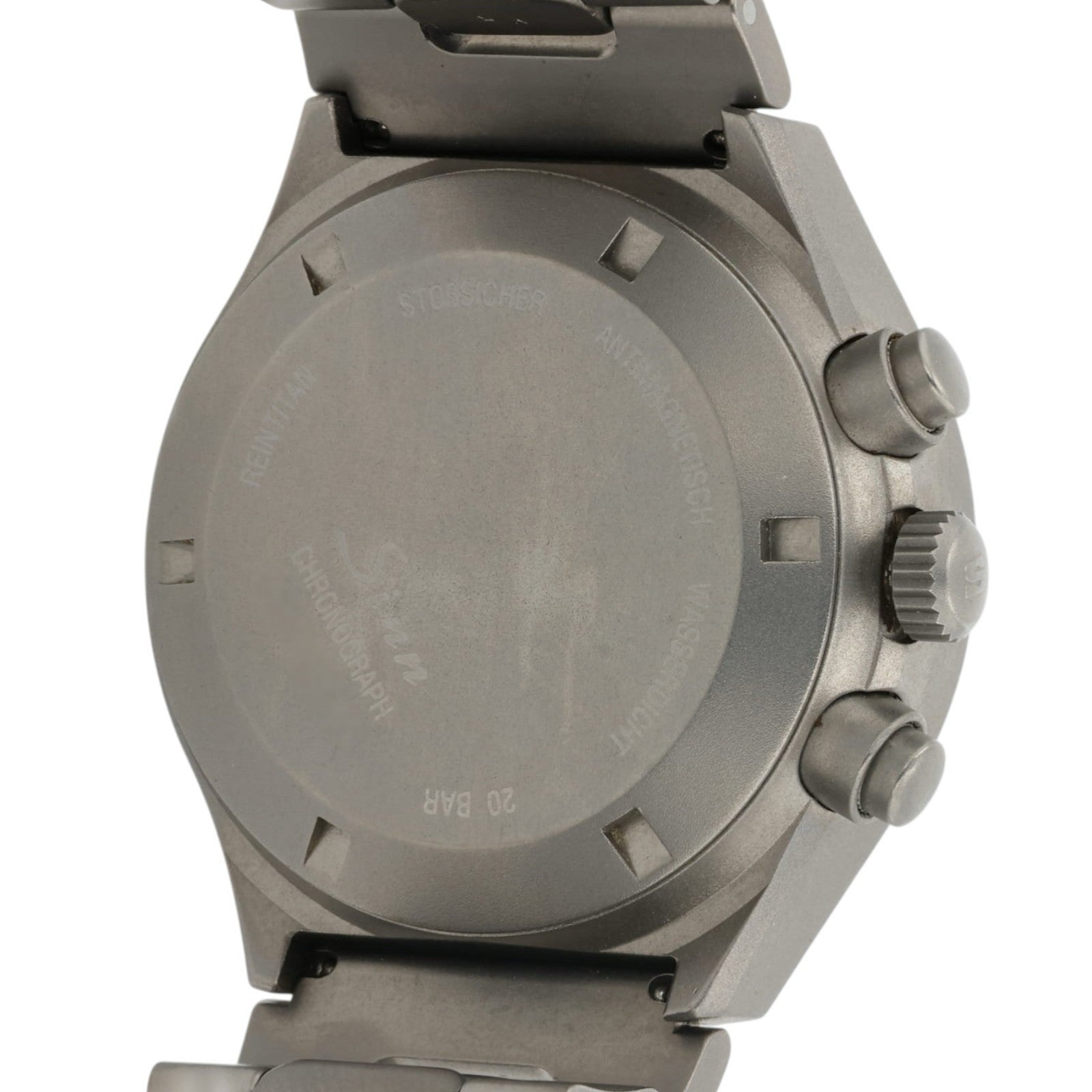 Sinn Chronograph Day Date Black Dial Titanium 40mm Automatic Men’s Watch 157