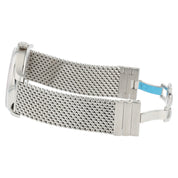 Montblanc 1858 44mm Mens Watch Stainless Steel Black Dial Manual Watch 115074