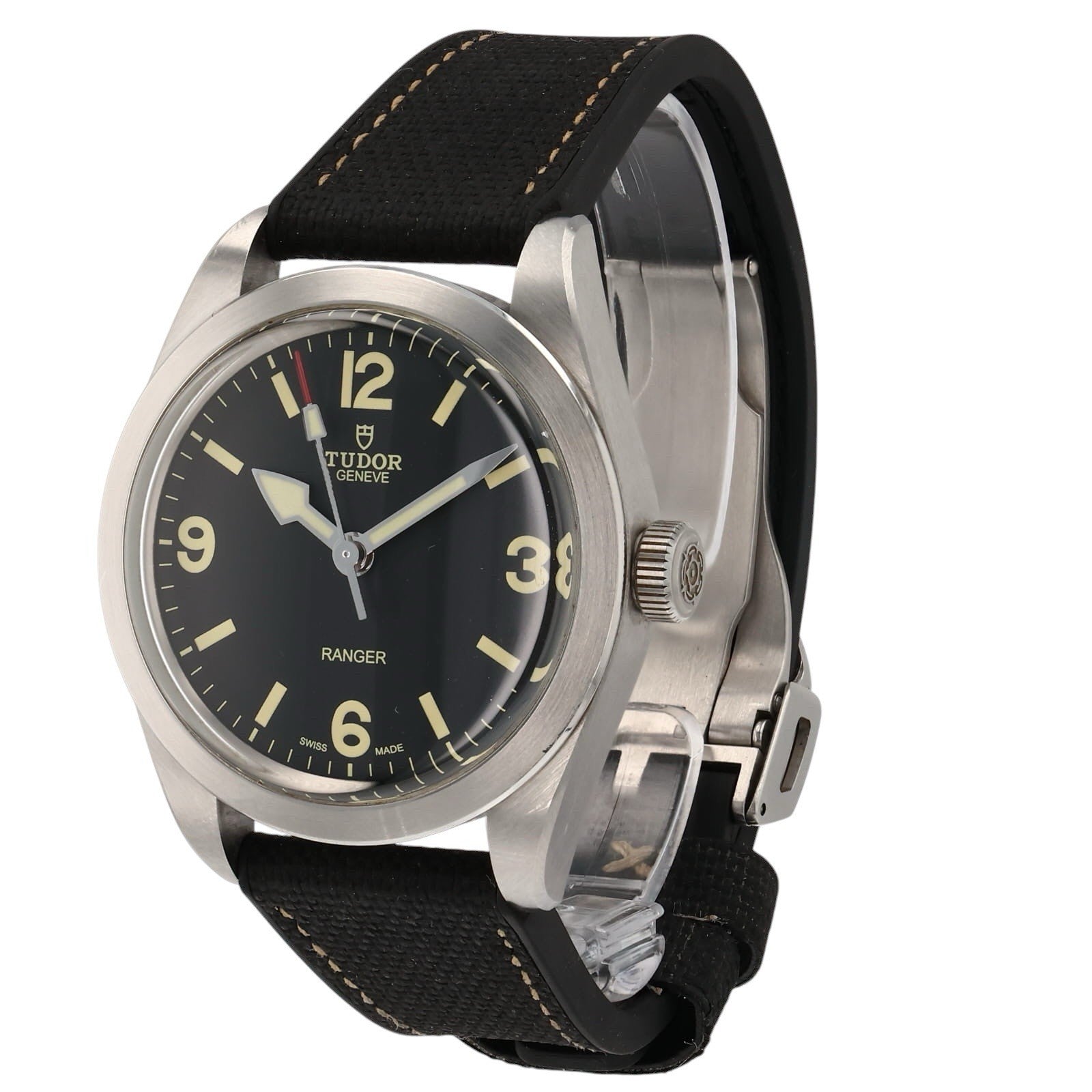 Tudor Ranger Stainless Steel Black Dial 39mm Automatic Men’s Watch 79950