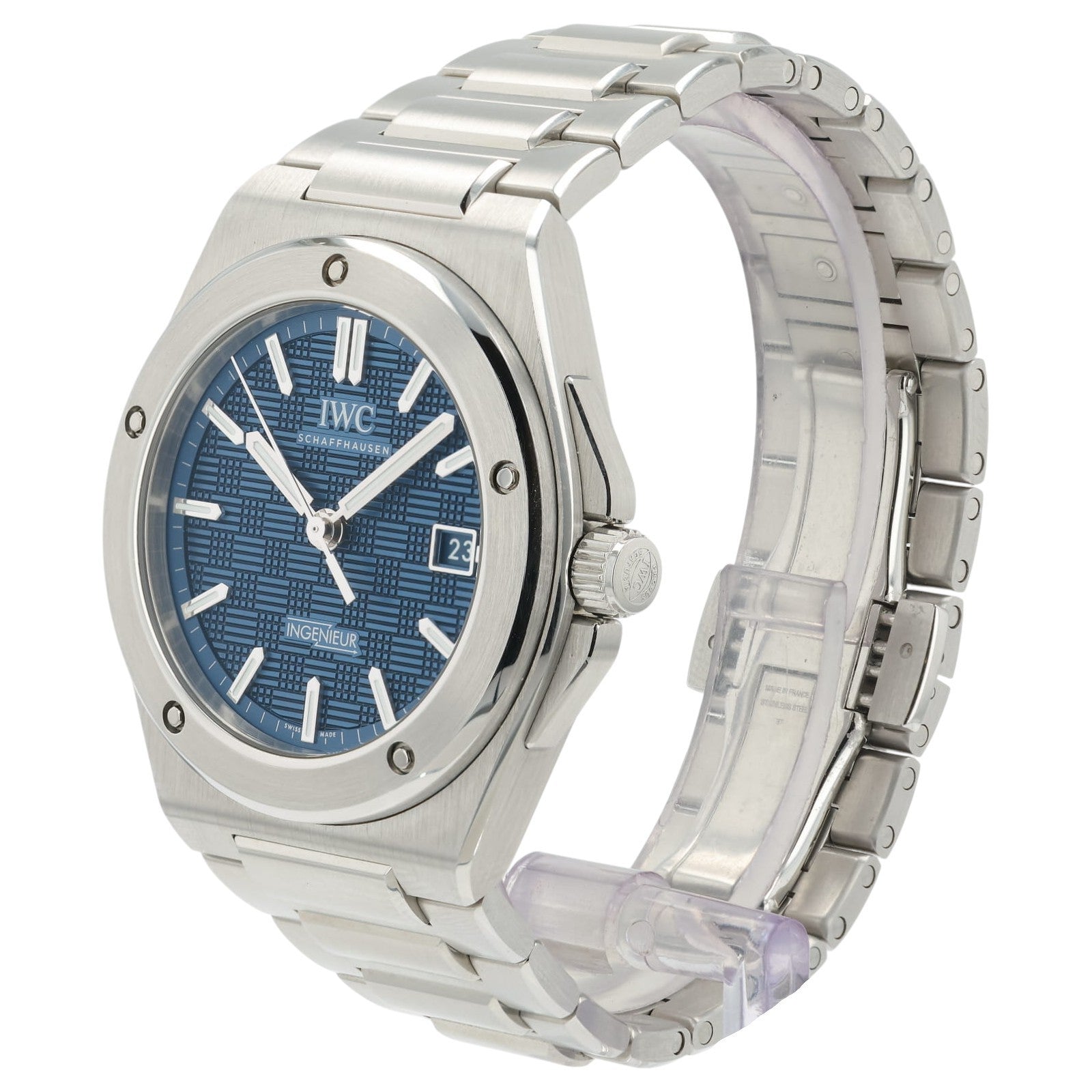 2025 IWC Ingenieur Blue Dial Stainless Steel 40mm Automatic Mens Watch IW328907