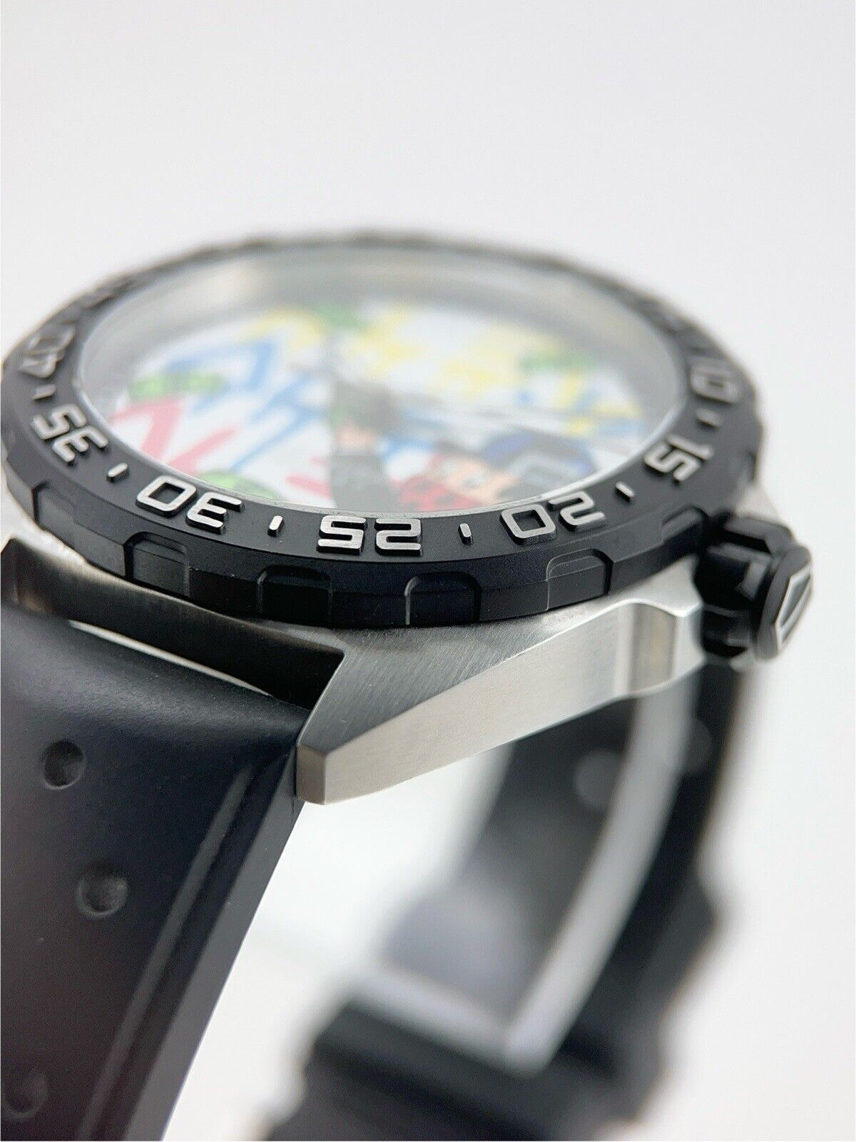 Tag Heuer Steel Formula 1 Alex Monopoly Steel White 41mm Quartz Watch WAZ1119