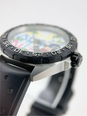 Tag Heuer Steel Formula 1 Alex Monopoly Steel White 41mm Quartz Watch WAZ1119