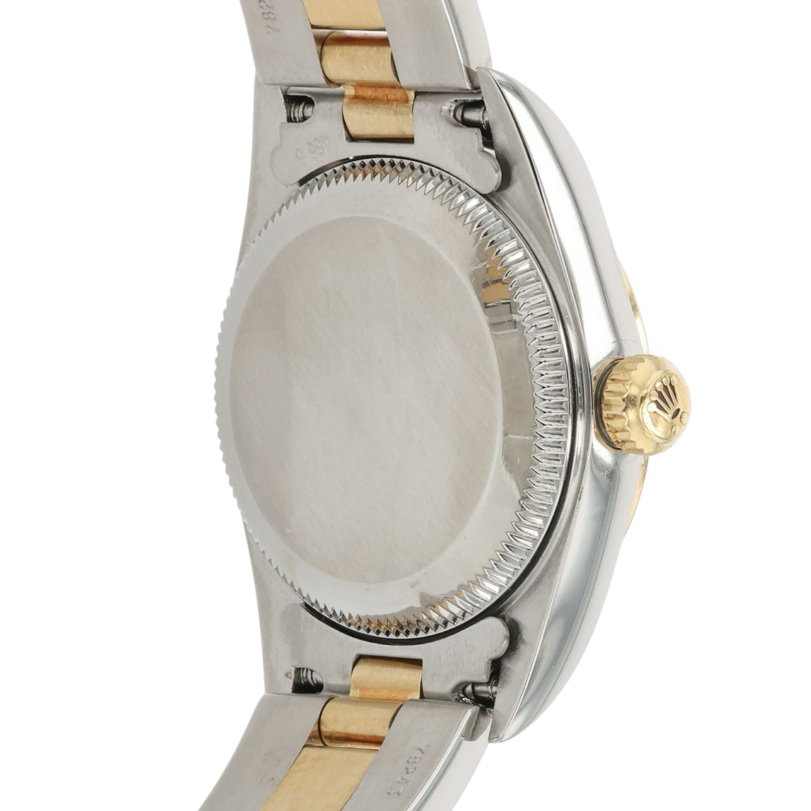 Rolex Oyster Perpetual Gold & Steel Champagne Dial 24mm Automatic Women’s 76183