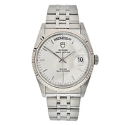 Tudor Prince Date Stainless Steel Silver Dial 36mm Automatic Mens Watch  76214