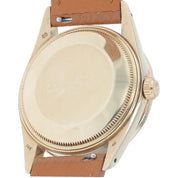 Rolex Oyster Perpetual 18k Yellow Gold Champagne Dial 34mm Automatic Mens 15037