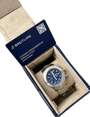 Breitling Avenger Chronograph Blue dial Steel 45mm Automatic Mens Watch A13317