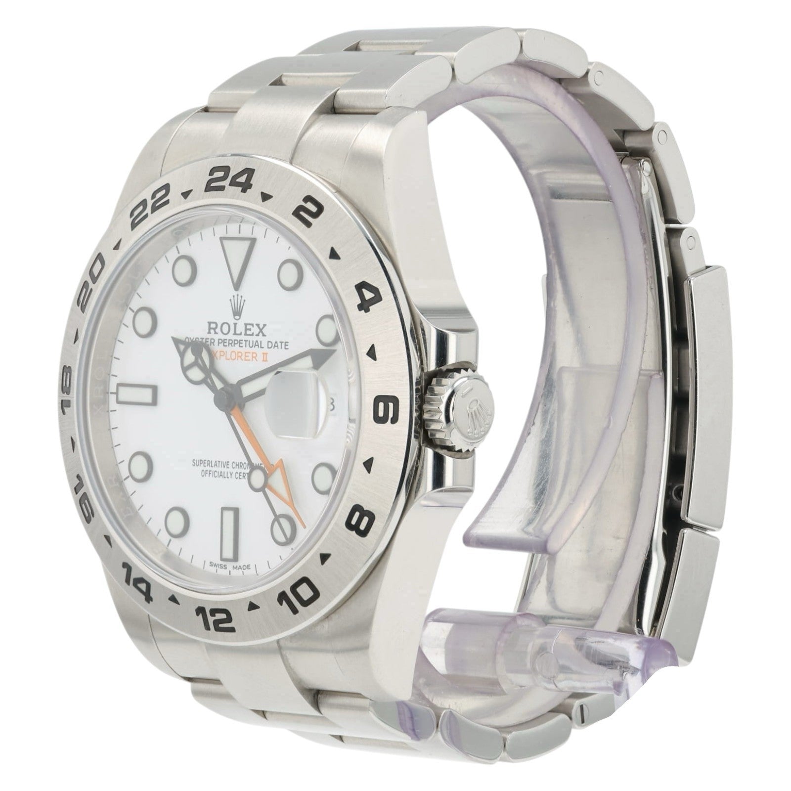 2019 Rolex Explorer II White Dial Steel 42mm Automatic Men’s Watch 216570