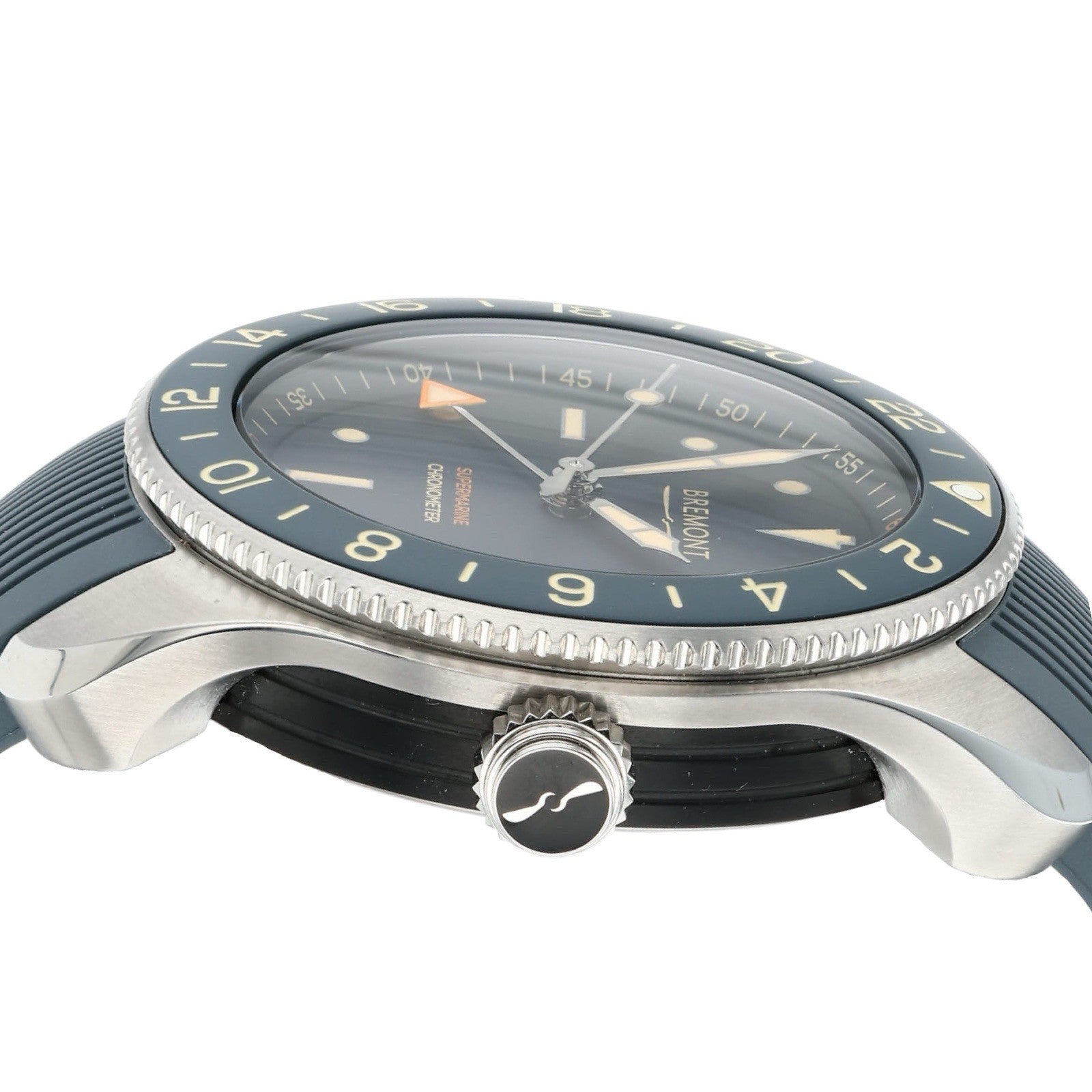 Bremont Supermarine Ocean Stainless Steel Grey Dial 40mm Automatic Men’s Watch