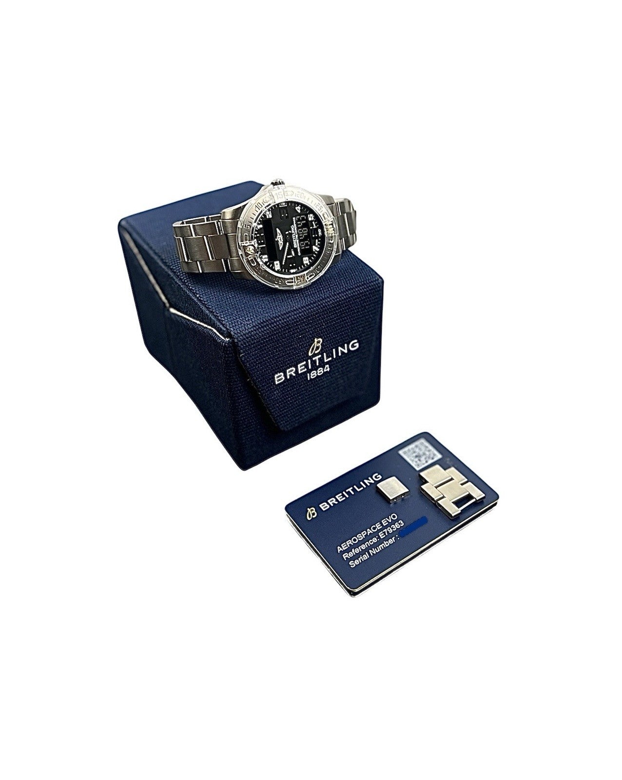 Breitling Aerospace Black Dial Titanium 43mm Quartz Movement Men’s Watch E79363