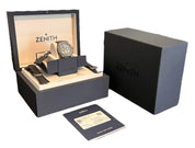 NEW 2025 Zenith Defy Titanium Black Dial 45mm Automatic Mens Watch 87.9100.9004