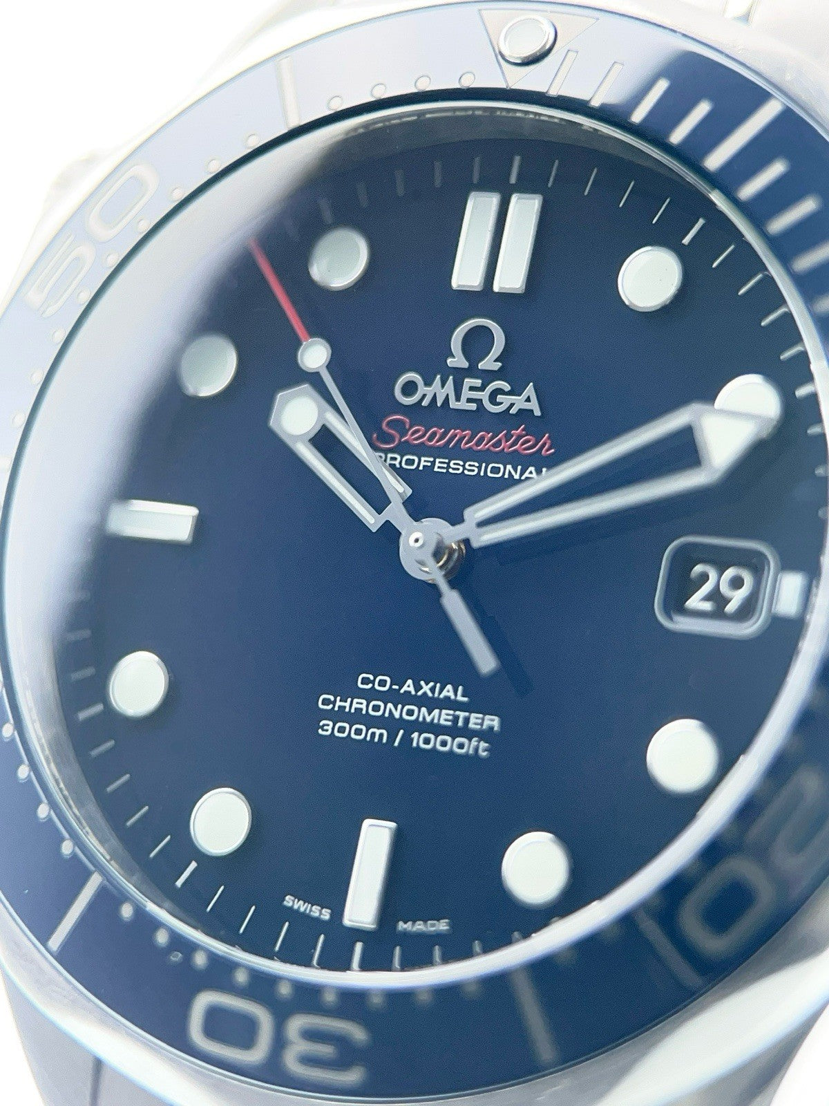 Omega Seamaster Stainless Steel Blue Dial Automatic Men’s 212.30.41.20.03.001