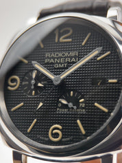 Panerai Radiomir GMT 45mm Automatic Men's Watch PAM00628 Black Dial W/ Box