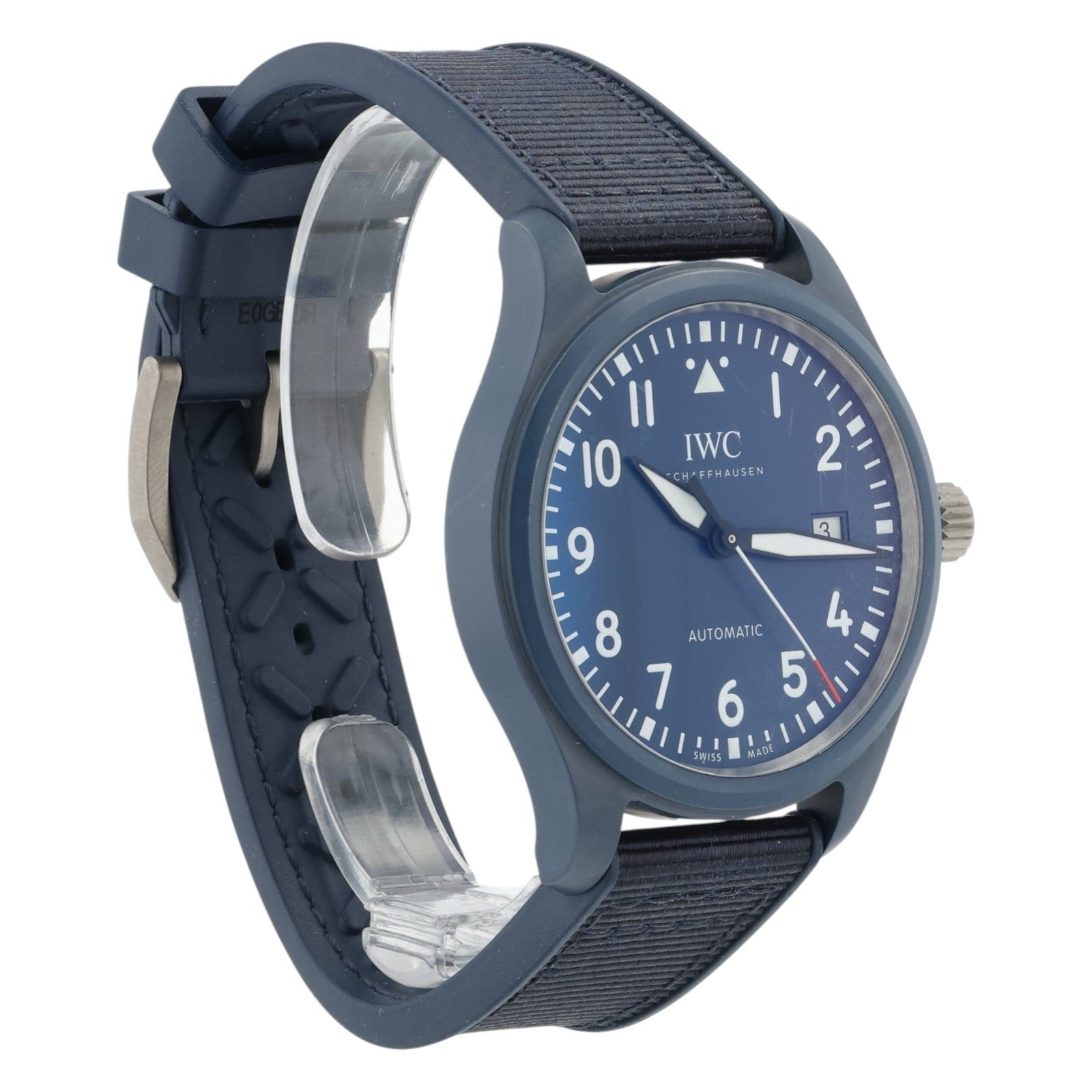 IWC Pilot Ceramic Blue Dial 41mm Automatic Men's Watch IW328101 - Box/Papers